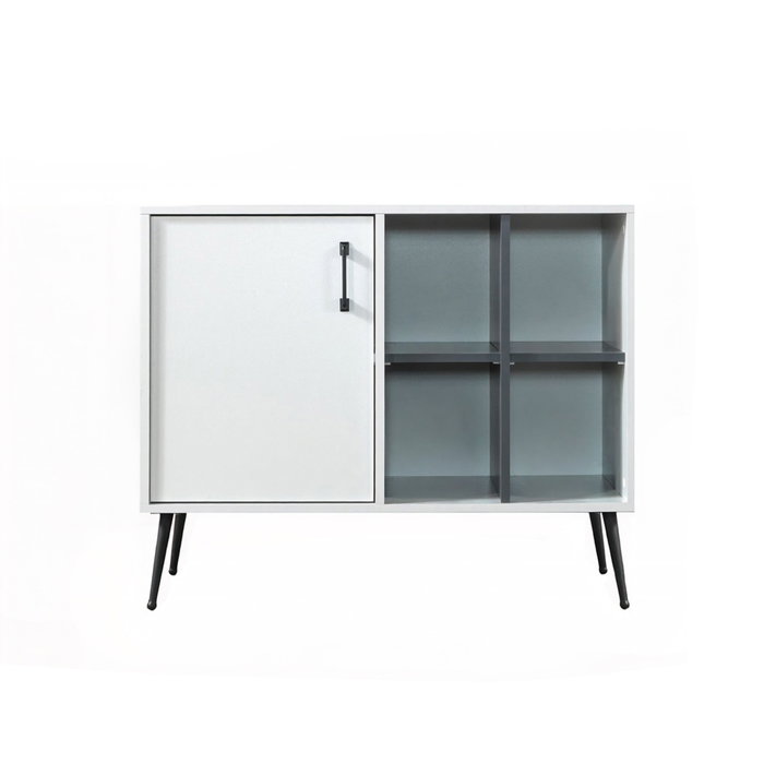 Hanah Home Şile 4112 Consola Blanco y Antracita